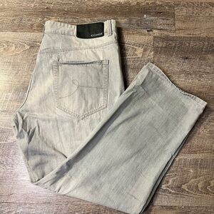 Rocawear Men's Light Gray Relaxed Jeans